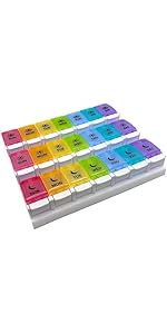 EZY DOSE Weekly (7-Day) Pill Case