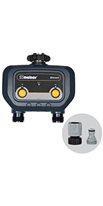 Amazon.com : Melnor 65183AMZ Bluetooth Hose Timer, 2-Zone