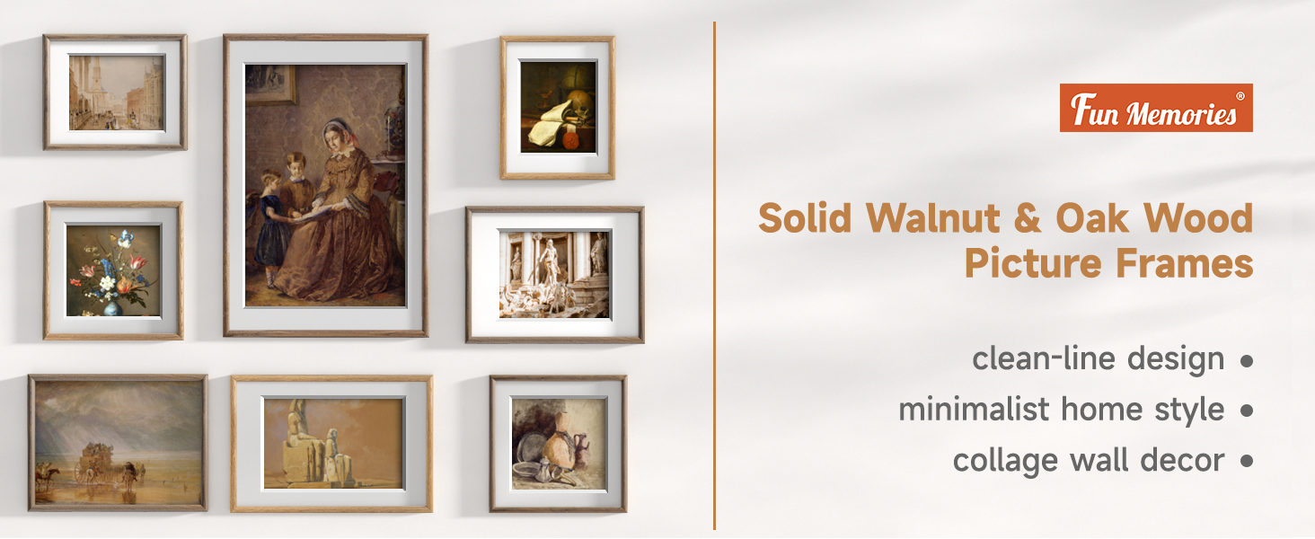 Fun Memories 11x14 Picture Frame 11x14 Frame Solid Oak