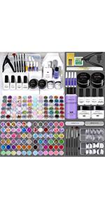 72 in 1 acrylic nail kit