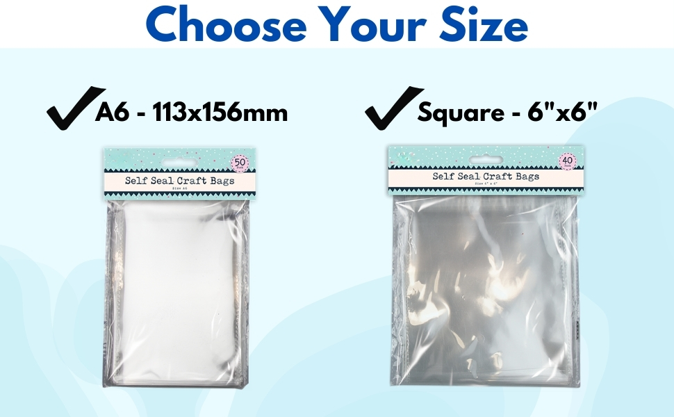 clear bag self seal