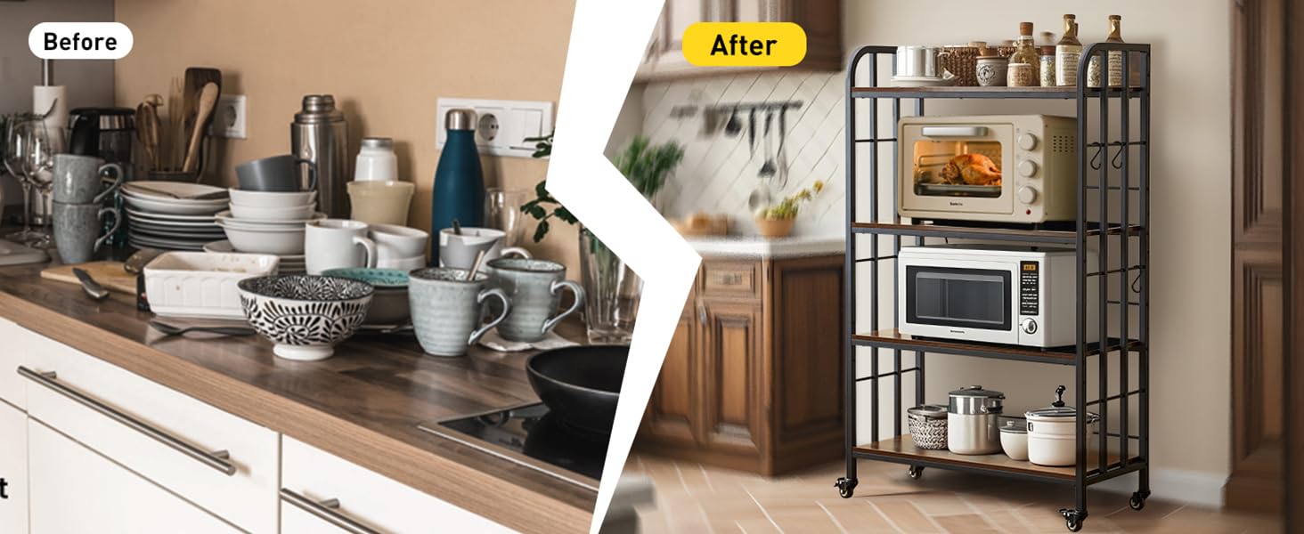 bakers racks for kitchens