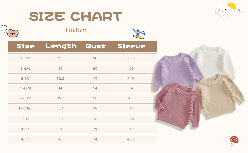 Toddler Baby Boy Girl Knit Sweater