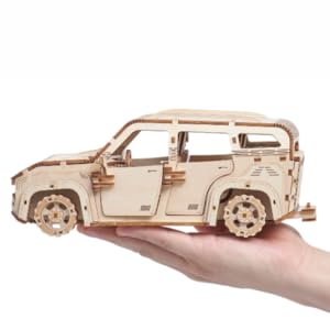 置物 WOODEN CAR Amazon.com: Rolife 3D Wooden Puzzles Retro Car Model