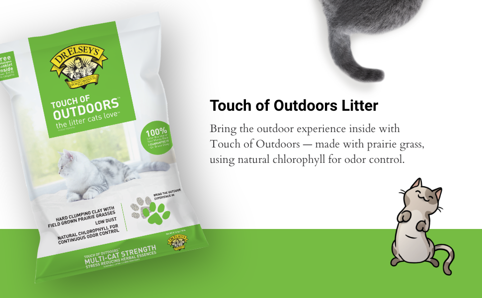 Dr. Elsey's Premium Clumping Cat Litter Touch of Outdoors Low Dust