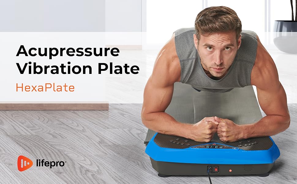 Lifepro Acupressure Vibration Plate Exercise Machine