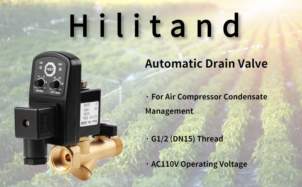 Automatic Drain Valve G1/2 DN15 Automatic Electronic Timed Drain Valve
