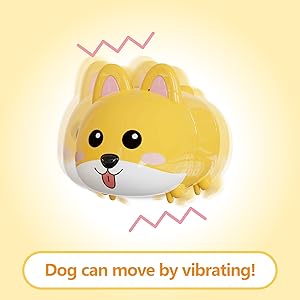 Dog can move by vibrating