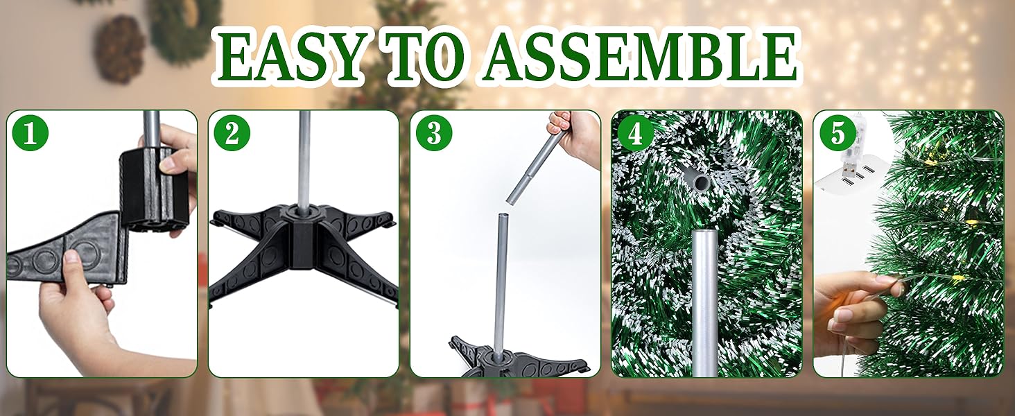 6 FT Pop Up Christmas Tree