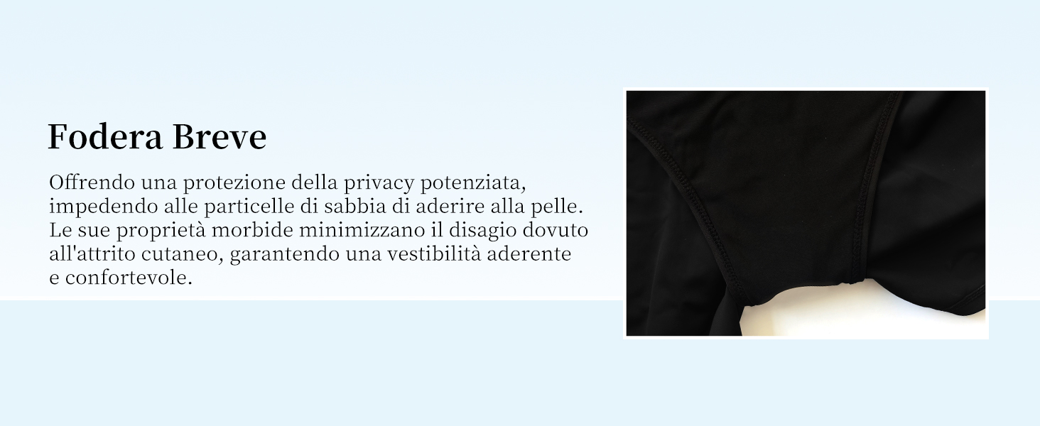 pantaloncini da bagno donna