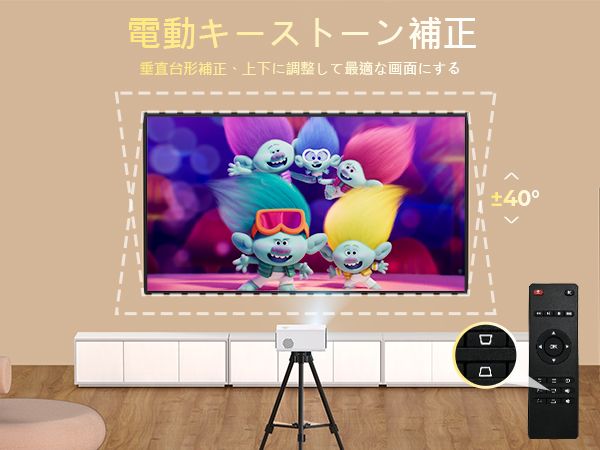 Amazon.co.jp: 【革新版電動フォーカス＆電動台形補正＆コスパ