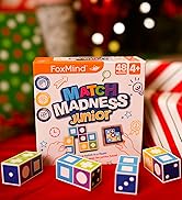 FoxMind Games: Match Madness Junior Board Game for Preschoolers and Kids Ages 4 and up .The Patte...