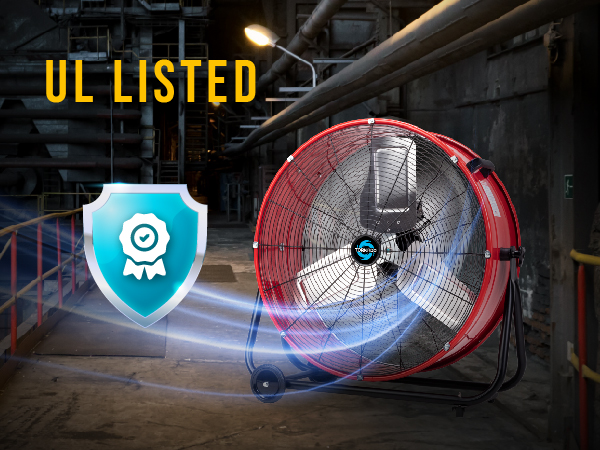 3 speed drum fan industrial big fans