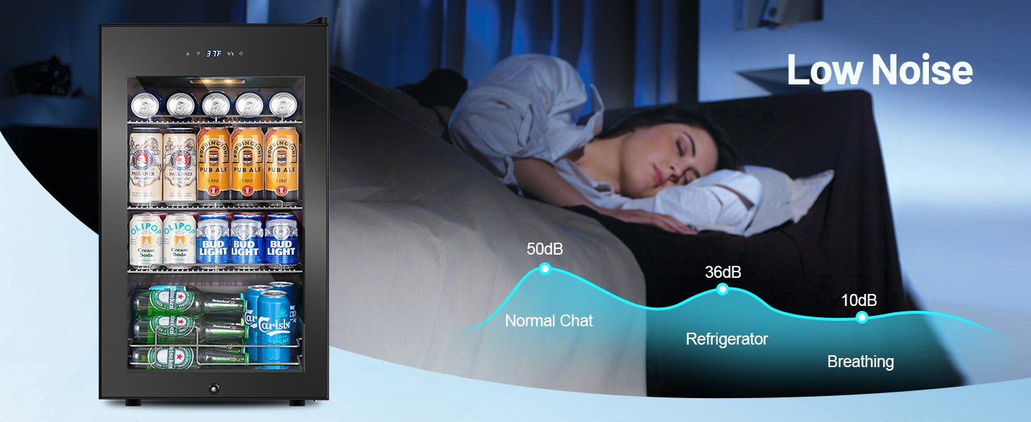 small beverage fridge