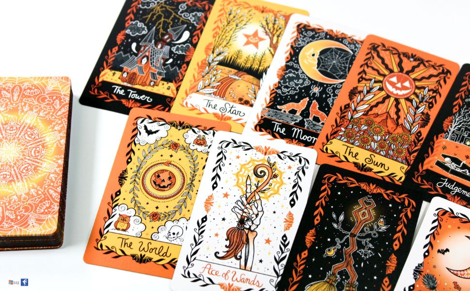 名古屋帯 タロットカード カード ハロウィン お仕立て込み 全通 Amazon.co.jp: I.I.J タロットカード ハッピー・ハロウィン・タロット