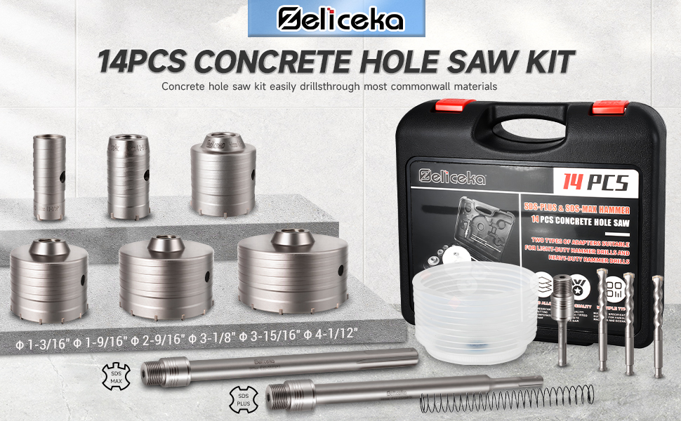 Concrete Hole Saw Kit