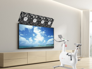 120mm AC Powered Fan with Vriable Speed Controller for TV Router cooling