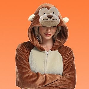 Onesie Pajamas Animal One Piece Cat Costume Halloween Cosplay