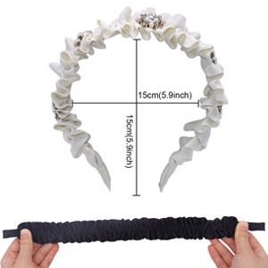 Solid color turban headbands for women enough to meet your daily matching needs. 