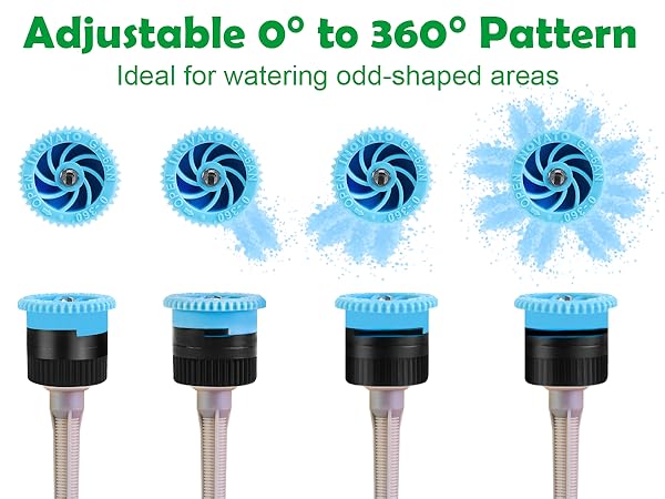 Amazon.com : WZFLRUA High Efficiency Variable Arc Nozzle, 10