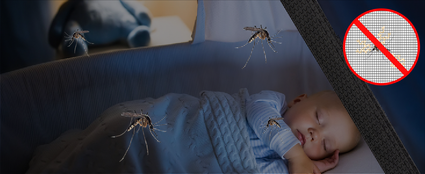 LONGEAS Upgraded PET Mesh Screen Door Stronger Than Fiberglass