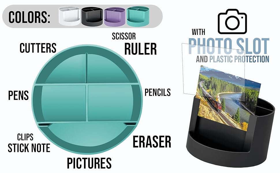 Modern Functional and Multipurpose 4 Compartments and one Special Photo Slot sturdy construction