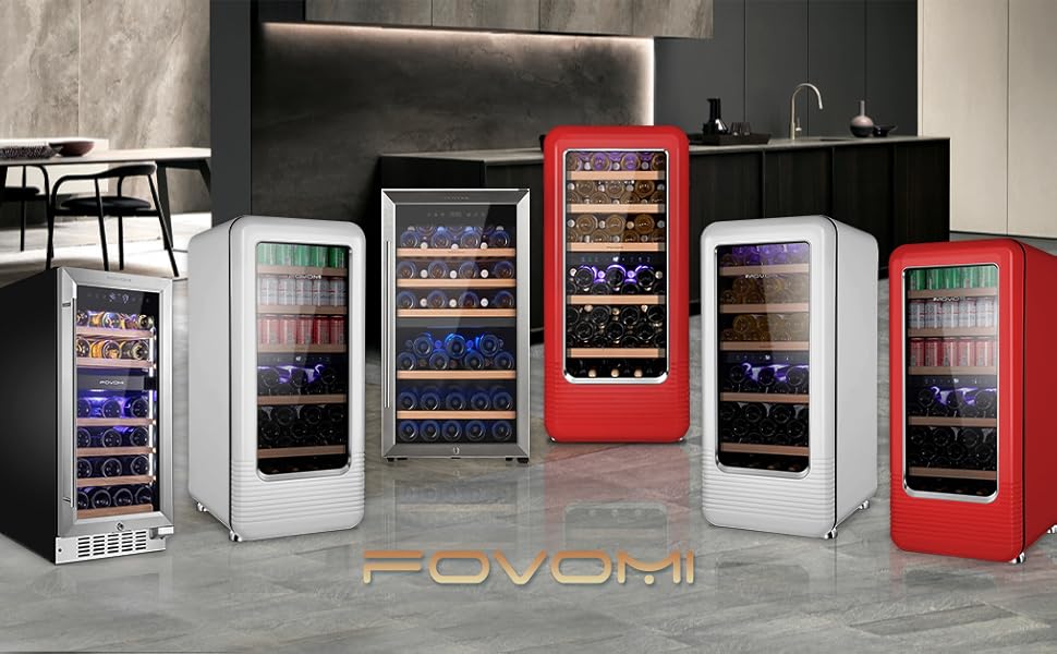 Amazon.com: FOVOMI Wine Fridge,34-bottle Wine Cooler