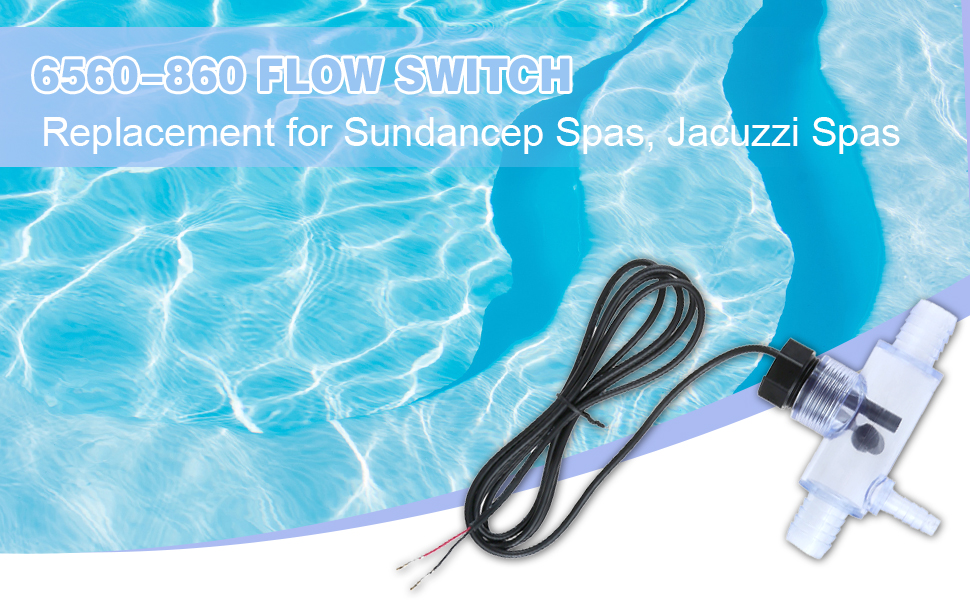 ETERMETA 6560860 Flow Switch for Sundance Spas and Jacuzzi Hot Tub, Hot Tub Flow