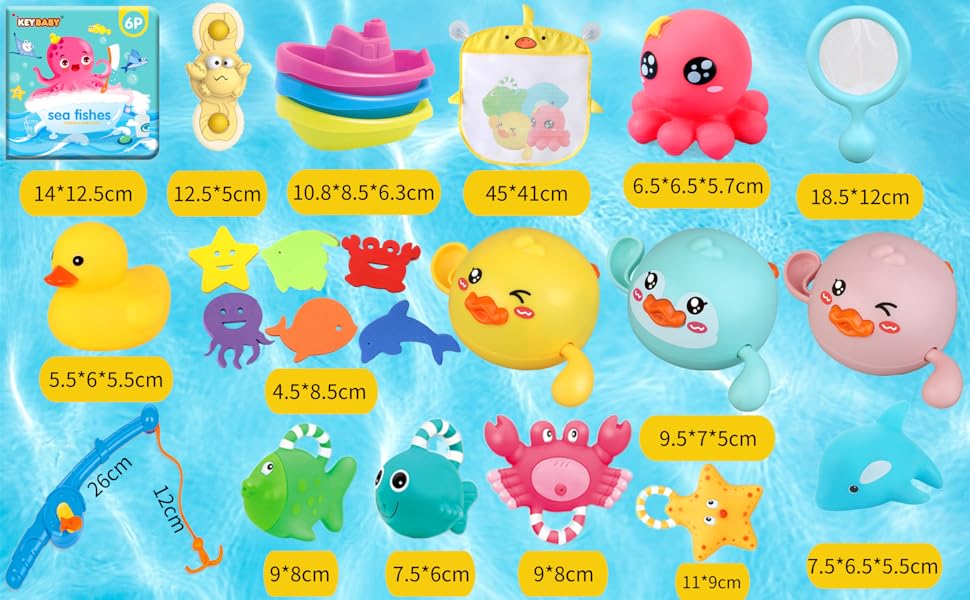 bath toys set
