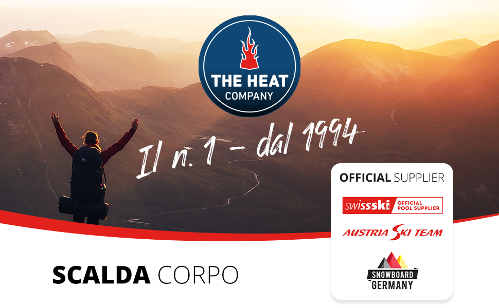 THE HEAT COMPANY, corpo caldo, scalda corpo, scalda schiena, cuscini termici corpo, scaldini schiena