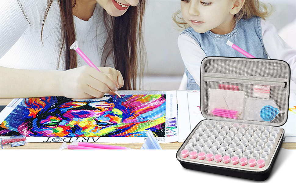 Amazon.com: 70 Slots Diamond Painting Storage Containers