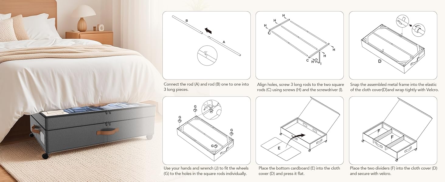 under bed organizer