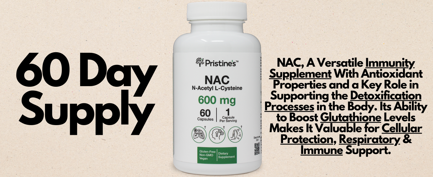 NAC N-Acetyl L-Cysteine supplements lung support Immunity glutothione 