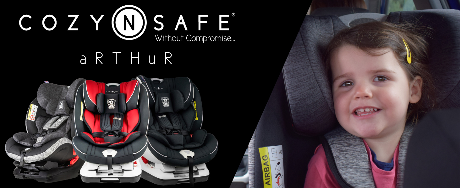 Cozy N Safe, Arthur Group 0+/1/2/3 Child Car Seat, Isofix, 0-36kg ...
