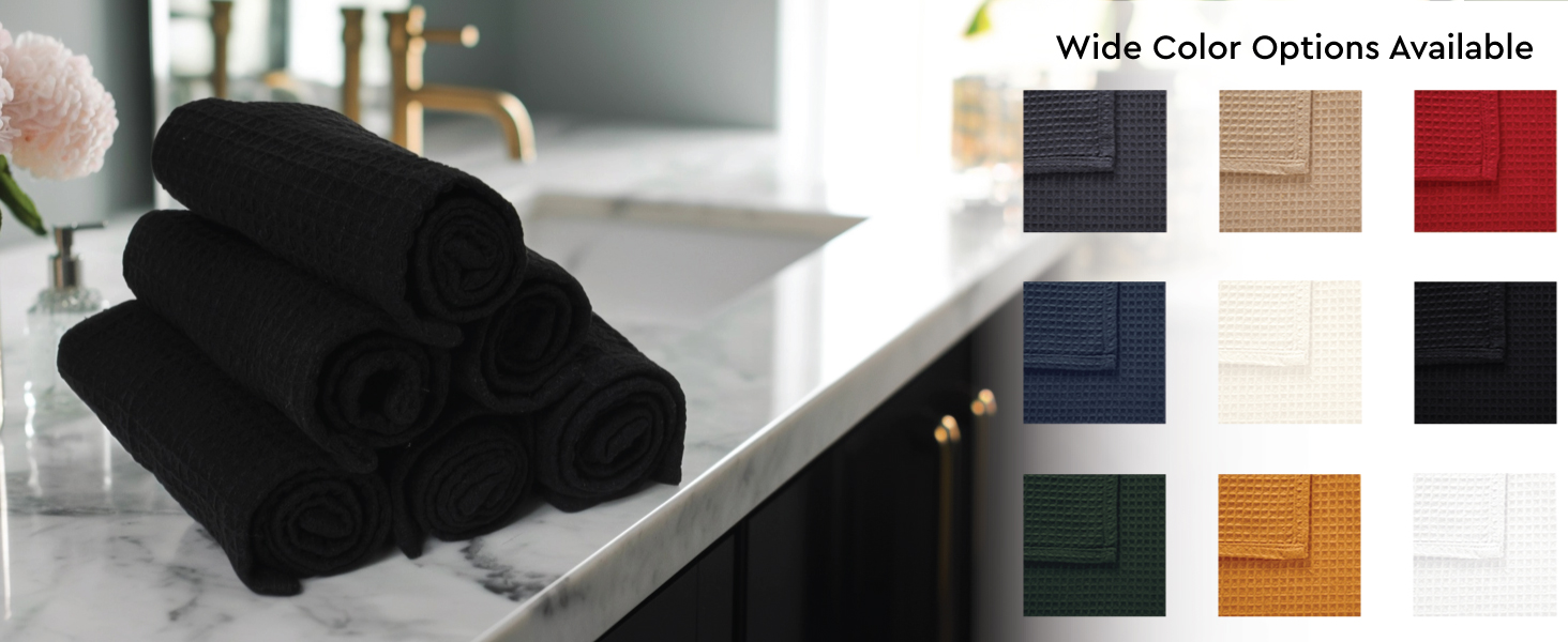 Small hand towels for quick drying, multipurpose use in kitchen or gym, color option available