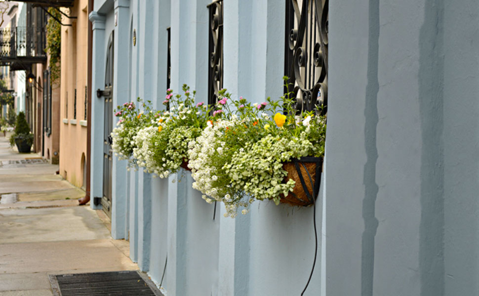 VLYHGO Coco Liner 30 Inch Wall Trough Window Box Liner for Wall Mounted