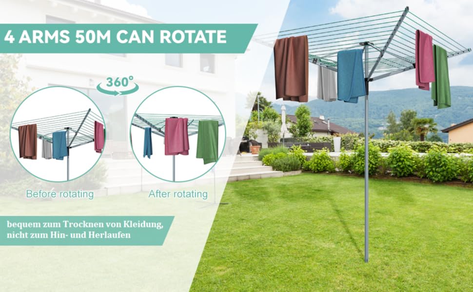 Scatola girevole, comoda per asciugare i vestiti