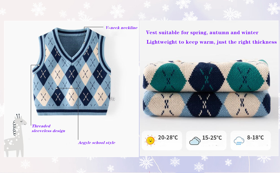 kids knitted vest 2