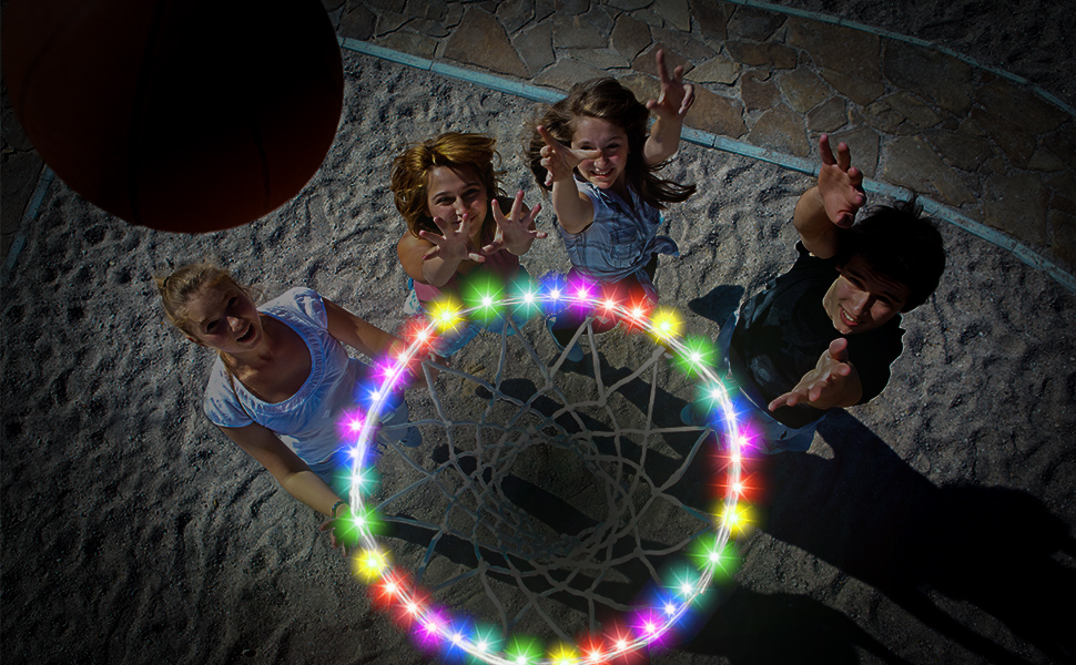 light up basketball hoop