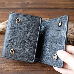 Amazon | [デイズアート] 財布 三つ折り財布 メンズ 本革 レザー