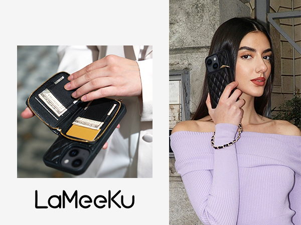 Amazon.com: LAMEEKU Compatible with iPhone 13 Wallet Case