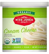 Miss Jones Baking Organic Buttercream Frosting, Perfect for Icing and Decorating, Vegan-Friendly:...
