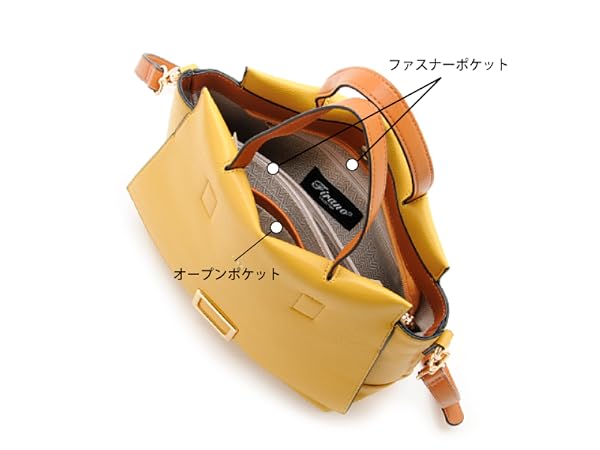 Amazon | [FIRANO] スクエアフラップハンドバッグ レディース