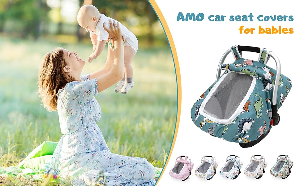 Car Seat Covers for Babies, Amo Nenes Intant Car Seat Warmer, Windproof