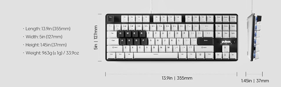 Amazon.co.jp: Pulsar Gaming Gears PCMK 2HE TKL ゲーミング