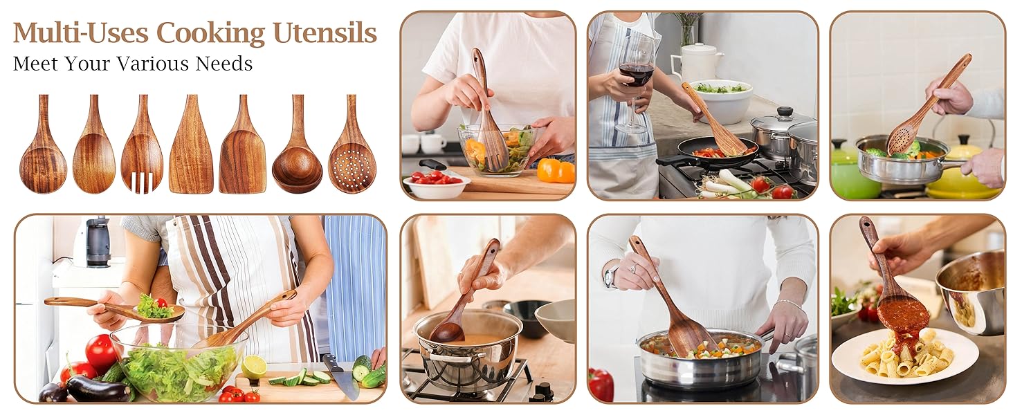 Wooden Spoons for Cooking