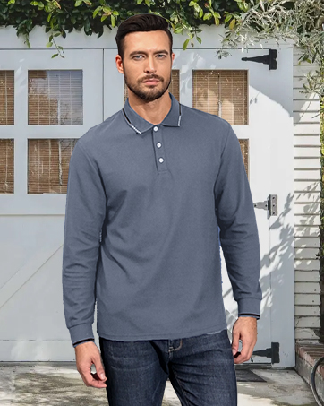 mit Knopfleiste und gerippten Ärmelabschlüssen für den Außenbereich