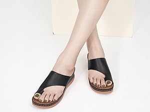 Sandals for Women Wedge Shoes: Comfortable Orthopedic Sandals Womens Dressy Summer Flip Flops