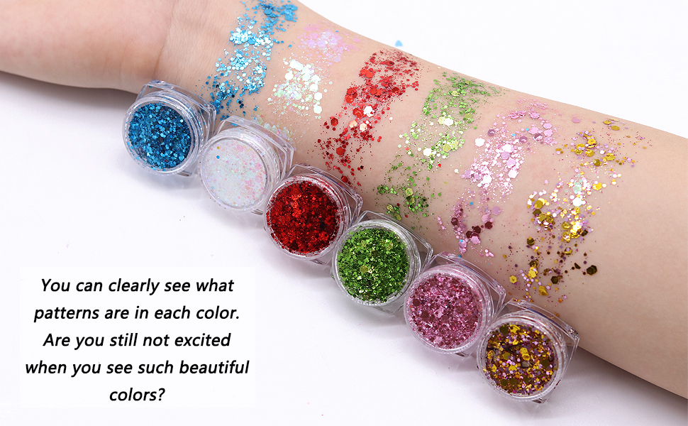 Holographic Cosmetic Face Glitter