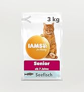 IAMS for Vitality Senior Katzenfutter trocken - Trockenfutter für ältere Katzen ab 7 Jahren mit F...